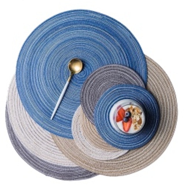 Heat-Resistant Ramie Anti-Slip Dining Table Cup Coasters 1