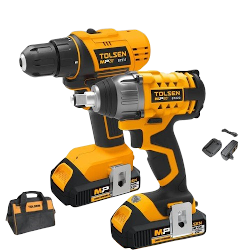 Cordless Combo Kit Drill & Impact Wrench 1