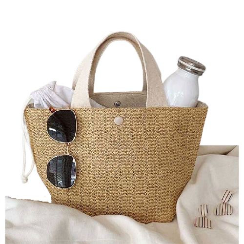Korean Woven Straw Bag 1