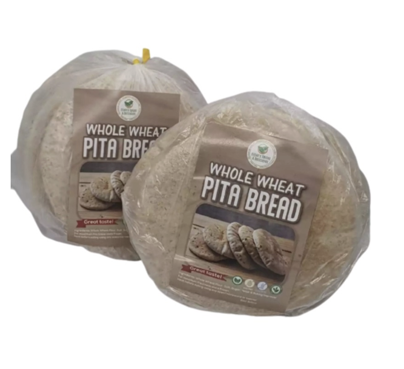 Whole Wheat Mini Size Pita Bread 1