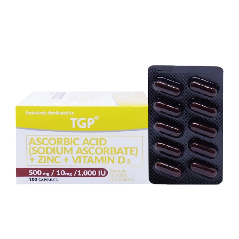 Ascorbic Acid (Sodium Ascorbate) + Zinc + Vitamin D3 1