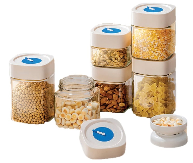 Date Tracking Glass Container 1