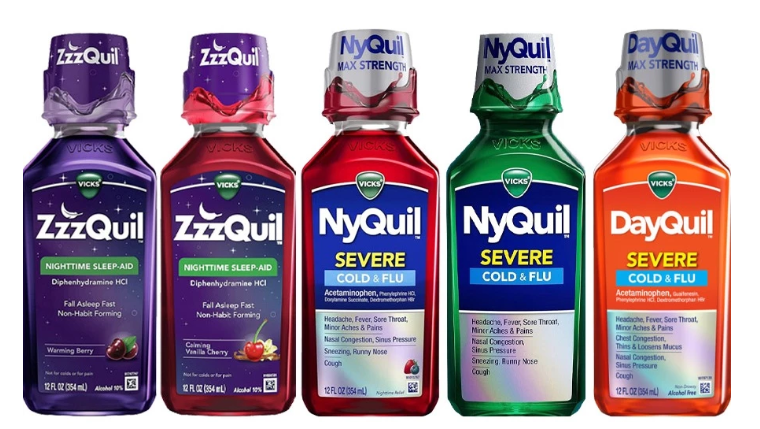 Nyquil Severe Cold and Flu 12 fl oz	  1