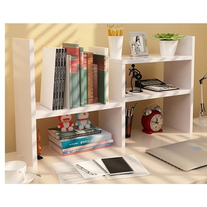 Small Desk Bookshelf 3