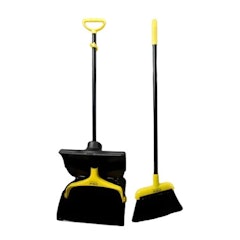 Pro Heavy Duty Broom and Dustpan Set