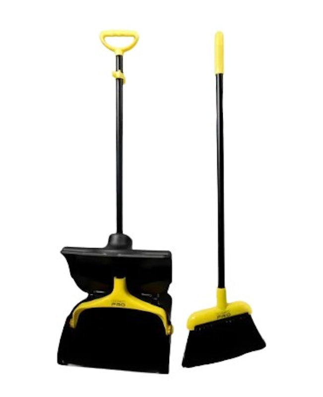 Pro Heavy Duty Broom and Dustpan Set 1