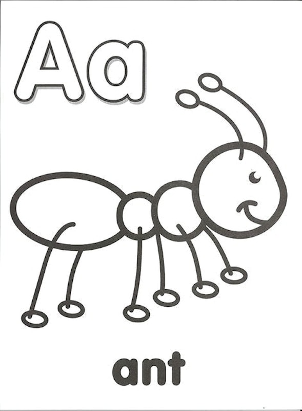 My First Coloring Book of Alphabet 2