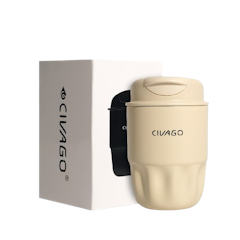 Stainless Steel Coffee Mug With Lid