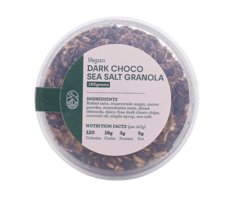 Vegan Dark Choco Sea Salt Granola 2
