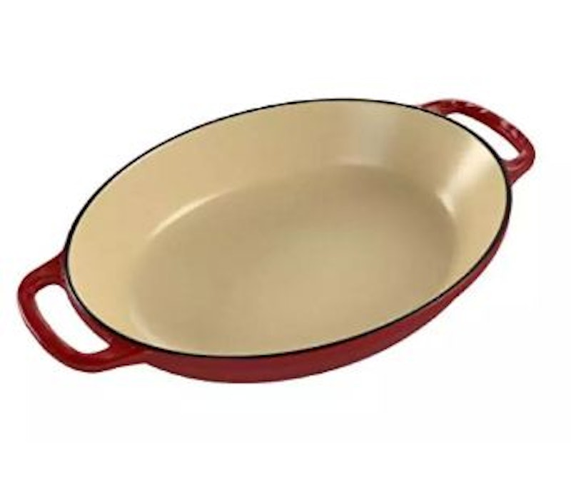Oval Enamel Cast Iron Oval Pot Dish 2