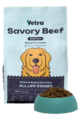 Dry Dog Food Savory Beef - All Breeds and Ages - 3kg 1