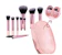 null Multicolor Short Handle Portable Makeup Brush Set 1