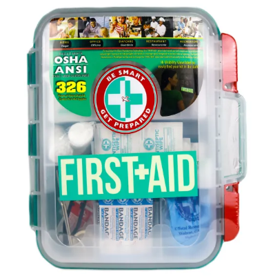 First Aid Kit Hard Teal Case 1