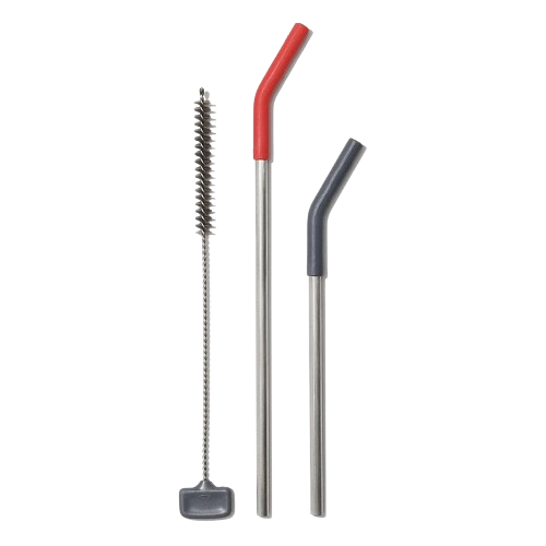 Houseware Good Grips Reusable Straws With Cleaning Brush (3-pc set) 1