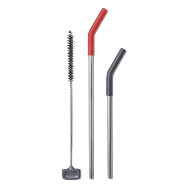 Houseware Good Grips Reusable Straws With Cleaning Brush (3-pc set) 1