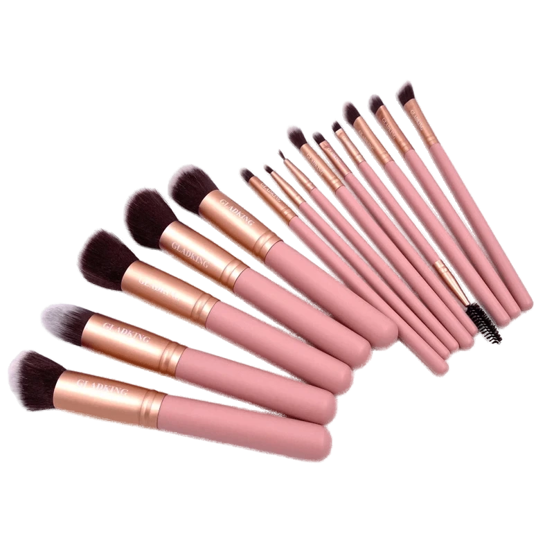 Matte Ferrule Makeup Brush Set 1