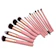 Gladking Matte Ferrule Makeup Brush Set 1