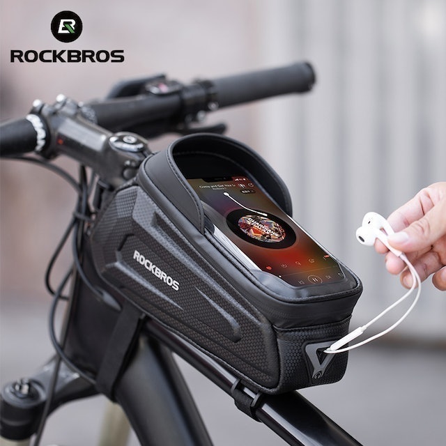 Front Top Tube Bag With Phone Touch Screen  2