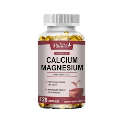 Calcium, Magnesium With Zinc & Vitamin D3 120 Capsules