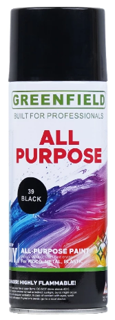 Spray Paint Black	 1