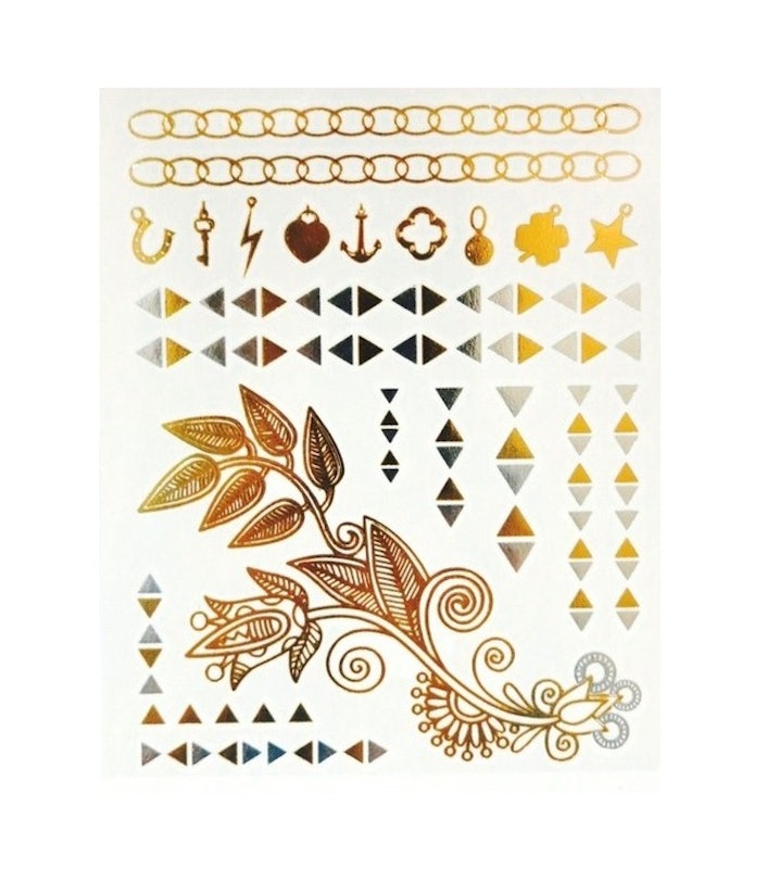 Metallic Temporary Tattoos 2