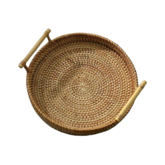 Handwoven Rattan Tray