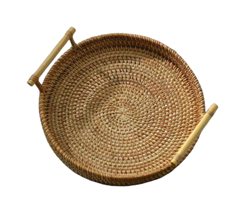 Handwoven Rattan Tray 1