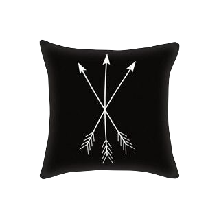 Black and White Throw Pillow Case 5
