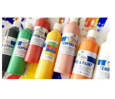 Single Color Non-Toxic and Washable Tempera Paints  1