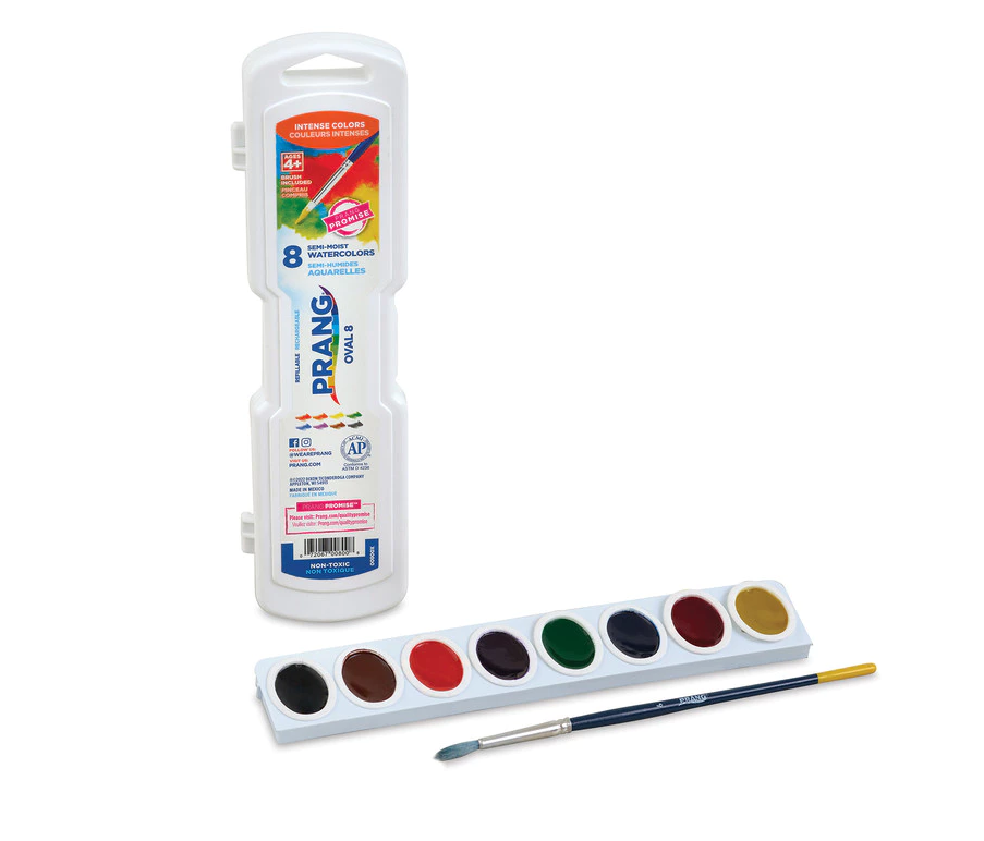 Watercolor Oval 8 1