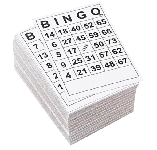 Bingo Game Paper Cards 1