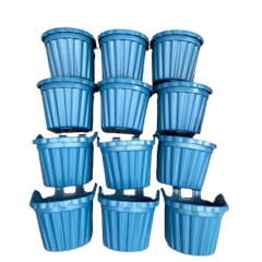 12pcs (2clips) Small Vertical Hanging Pot