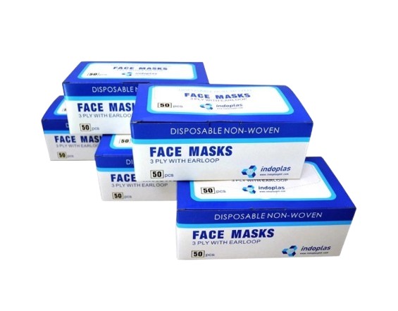 Disposable Face Mask 3-Ply with Earloop 	  5