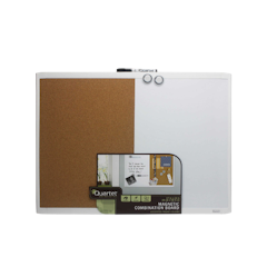 Magnetic Whiteboard and Corkboard Combination