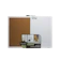 Quartet Magnetic Whiteboard and Corkboard Combination 1