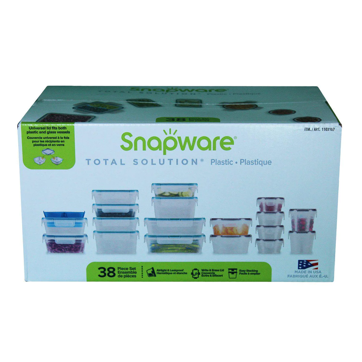 Total Solution Plastic Food Storage Set 2