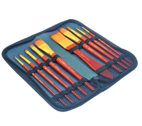 Premium Acrylic/Oil/Watercolor Brush Set 2