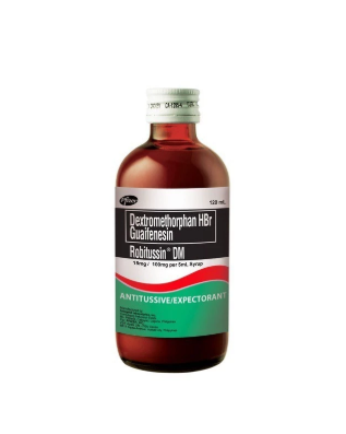 Robitussin DM Syrup Dextromethorphan HBr Guaifenesin 1