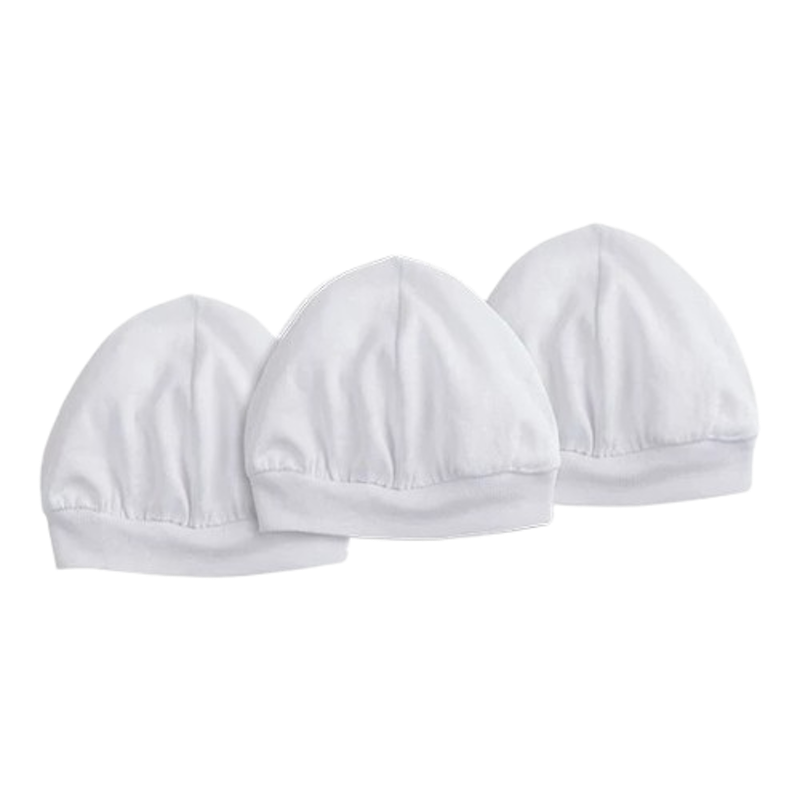 3 PCS 100% Cotton Baby Bonnets 1