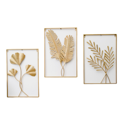 Metal Wall Decor with Frame