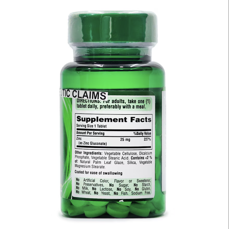 Zinc Gluconate 25 mg 2