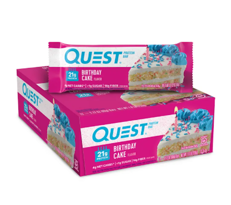 Protein Bar Birthday Cake 1
