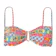 Lovito Tropical Lace Up Bikini Top 1