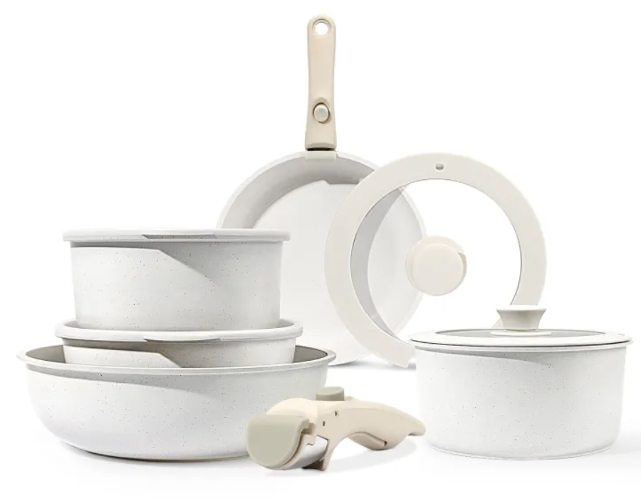 Nonstick Cookware Set Ceramic Rock Pan 1