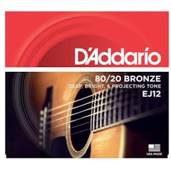 EJ 80/20 Acoustic Guitar Strings