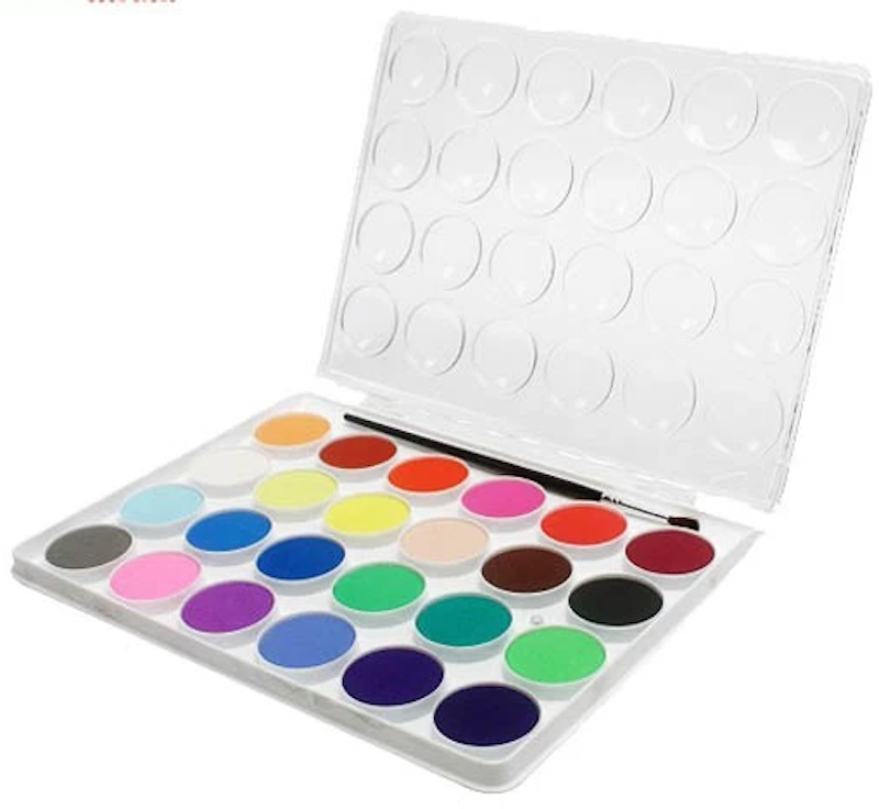 Watercolor Cake 24 Colors 2
