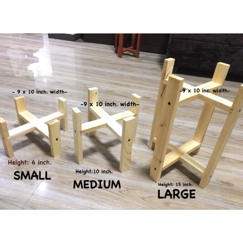Wood Plant Stand 4