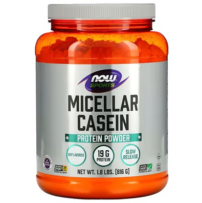 Unflavored Micellar Casein Protein Powder, 1.8 lbs (816 g) 1