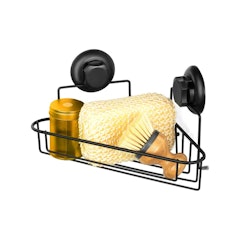 Compactor Bestlock Suction Corner Shelf - Black