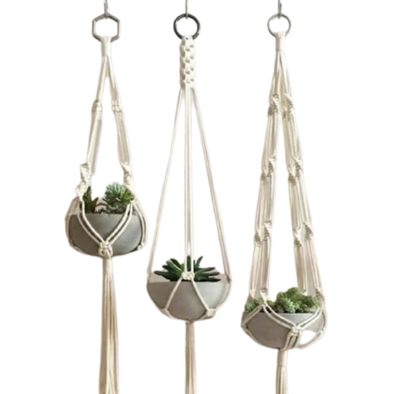 Freestyle Macramé Plant Hanger 1